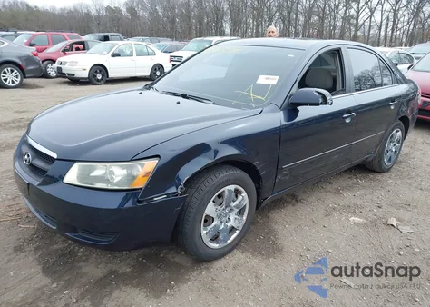 2007 Hyundai Sonata Gls из США, поврежденный, VIN 5NPET46C97H264594